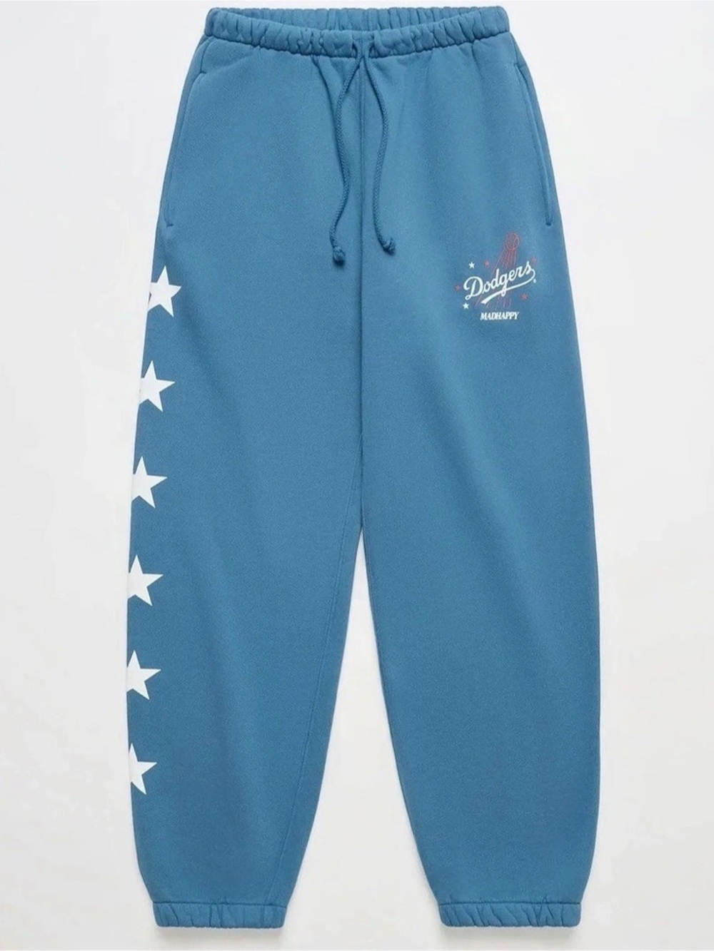 Madhappy Los Angeles Dodgers Star Logo Blue Jogger Pants NWT